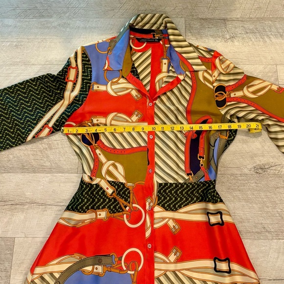 Zara Scarf Print Dress - Picture 6 of 9